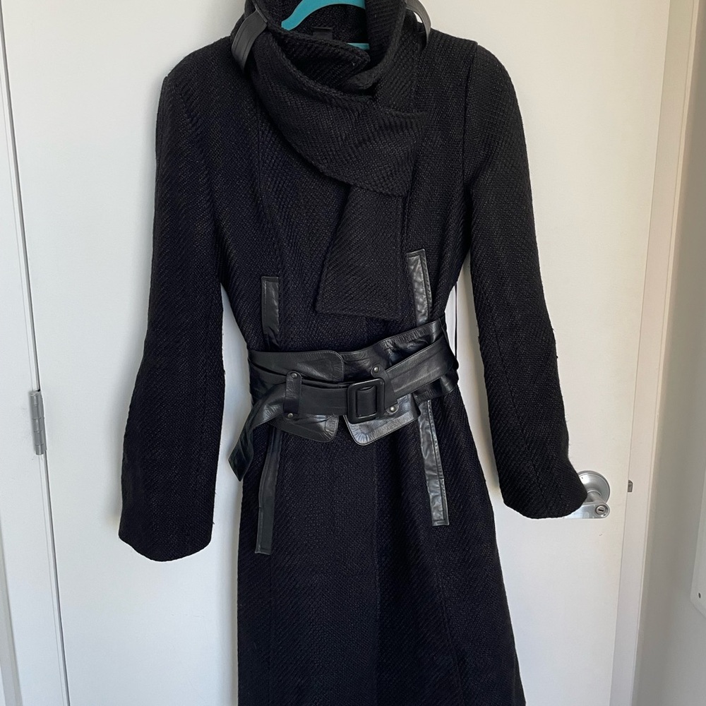 Mackage Belted Wool Coat